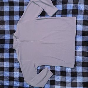 Vintage. Made in USA. KERNWORKS. Half-zip pullover thick cotton.  XL